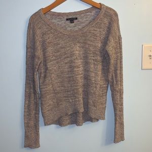 Sparkly grey AEO sweater || S